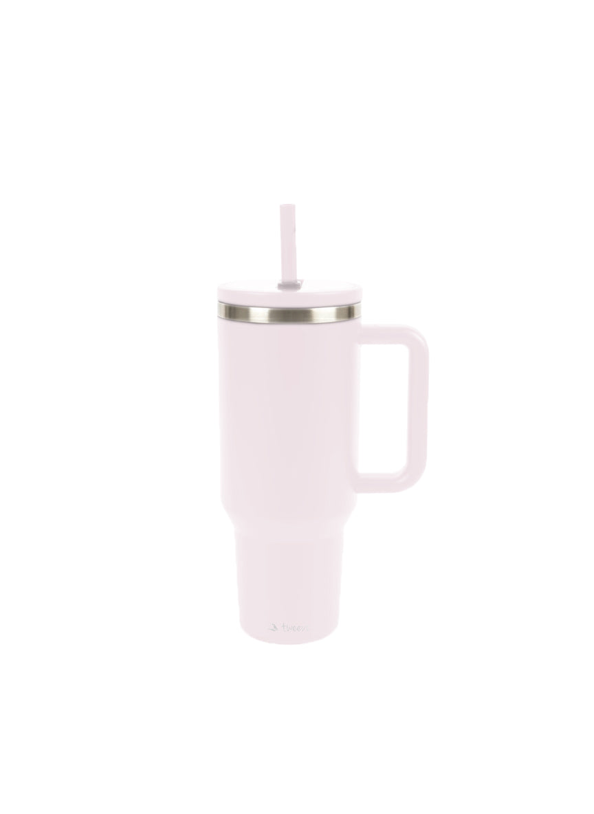 40oz Tumbler with Flip Top Straw