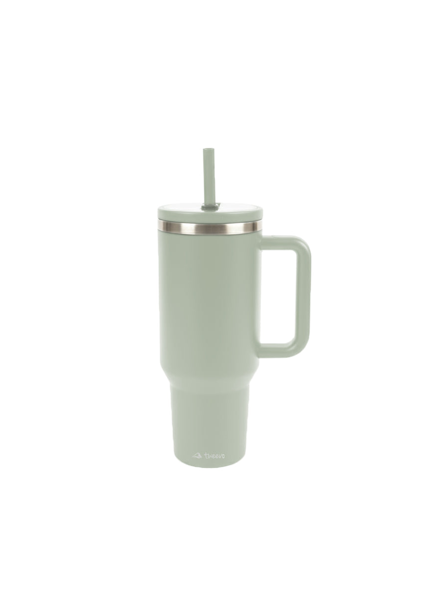 40oz Tumbler with Flip Top Straw
